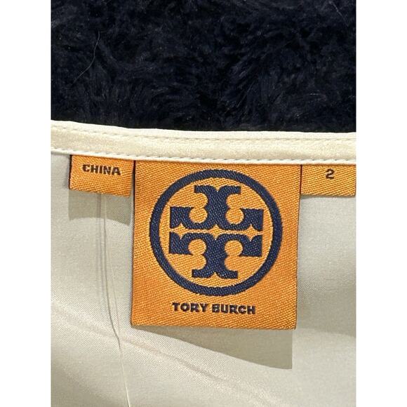 NWT Tory Burch Pearson Blouse in Plum Dip Dye Women's size 2 - Picture 7 of 7